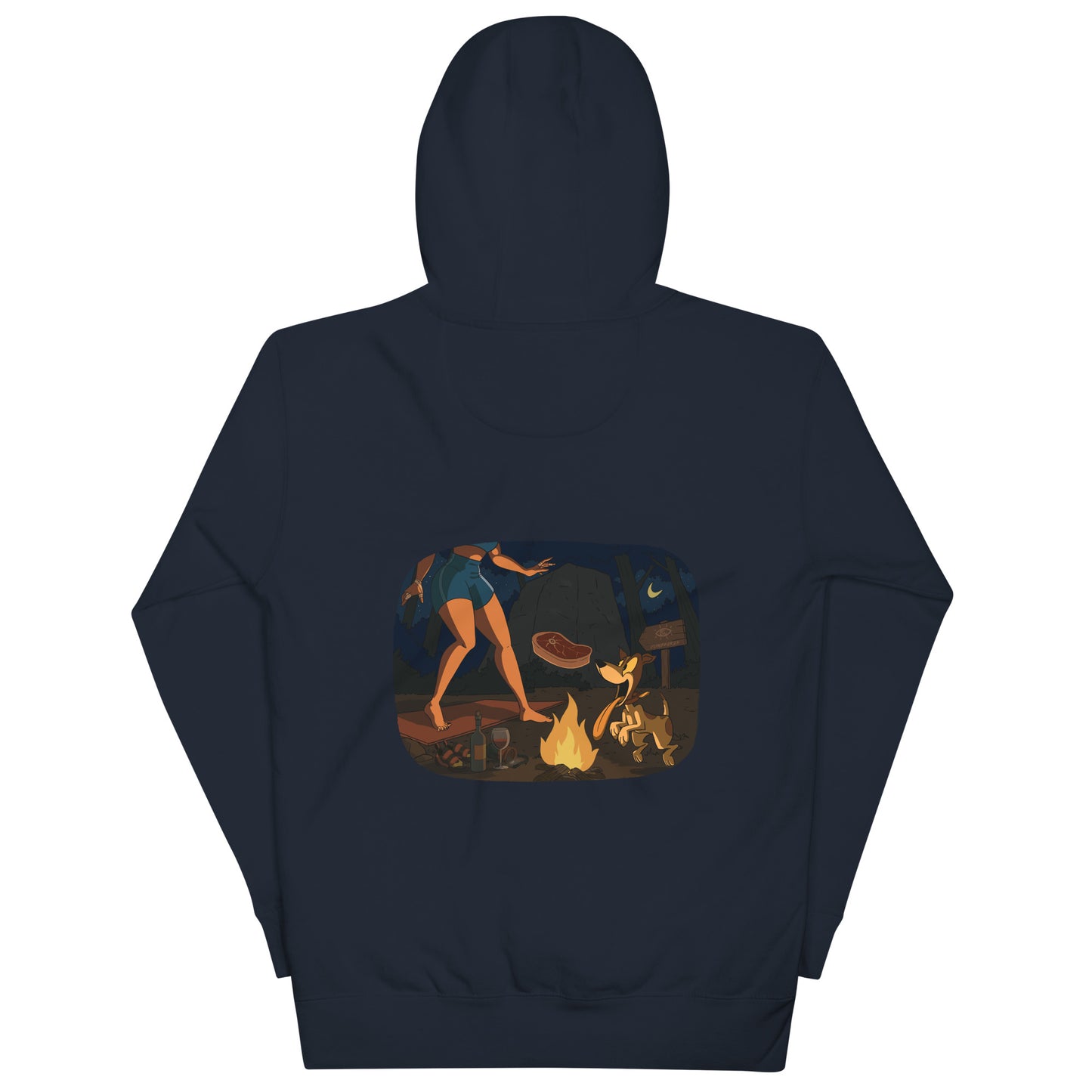 Night Campfire Hoodie - Navy